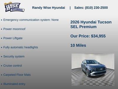 2026 Hyundai TUCSON SEL Premium AWD