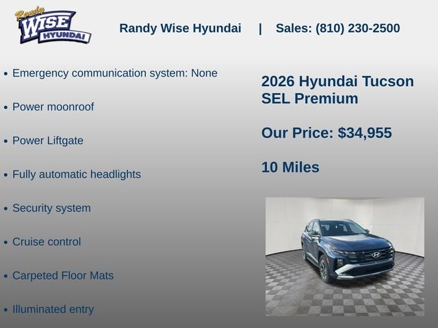 2026 Hyundai TUCSON SEL Premium AWD