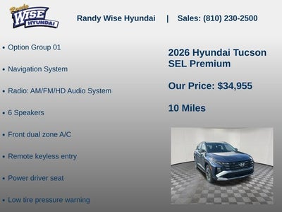 2026 Hyundai TUCSON SEL Premium AWD
