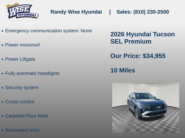 2026 Hyundai TUCSON SEL Premium AWD