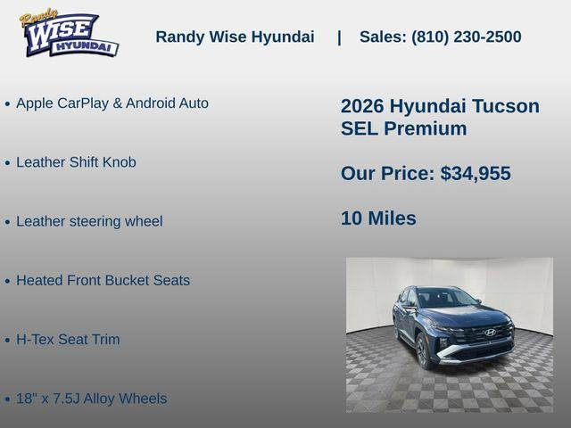 2026 Hyundai TUCSON SEL Premium AWD