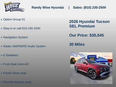 2026 Hyundai TUCSON SEL Premium AWD