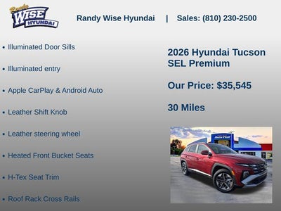 2026 Hyundai TUCSON SEL Premium AWD