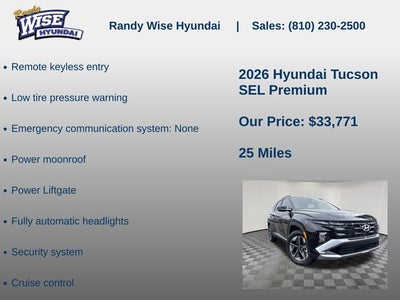 2026 Hyundai TUCSON SEL Premium AWD