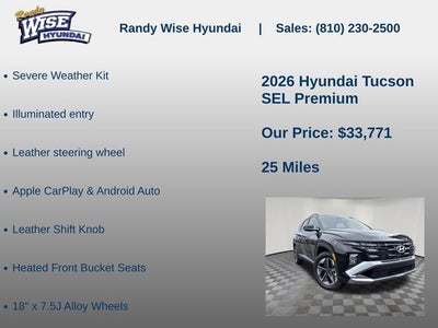 2026 Hyundai TUCSON SEL Premium AWD