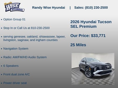 2026 Hyundai TUCSON SEL Premium AWD