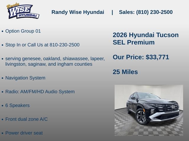 2026 Hyundai TUCSON SEL Premium AWD