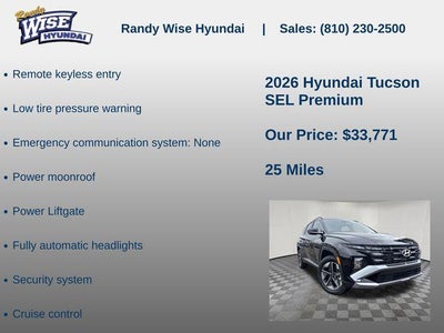 2026 Hyundai TUCSON SEL Premium AWD