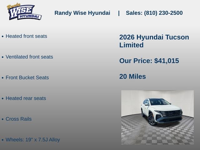 2026 Hyundai TUCSON Limited AWD