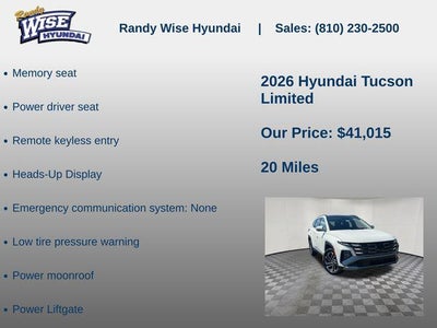 2026 Hyundai TUCSON Limited AWD