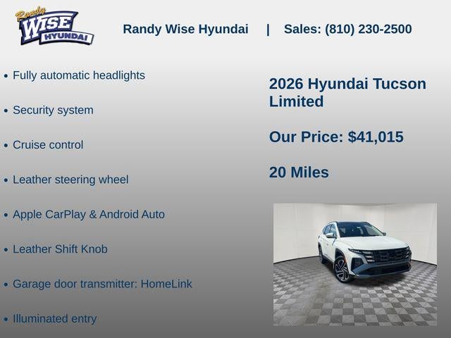 2026 Hyundai TUCSON Limited AWD