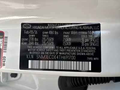 2026 Hyundai TUCSON Limited AWD