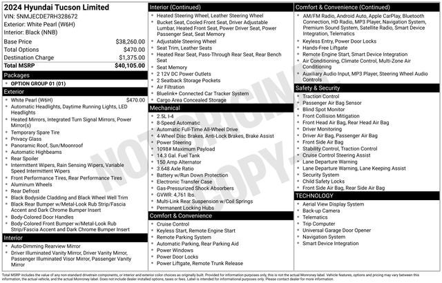 2024 Hyundai TUCSON Limited