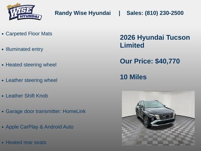 2026 Hyundai TUCSON Limited AWD