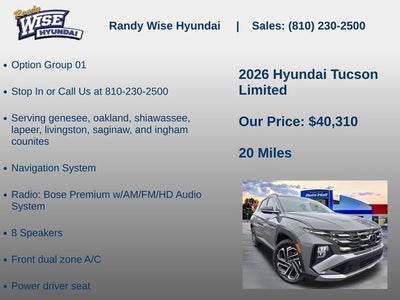 2026 Hyundai TUCSON Limited AWD