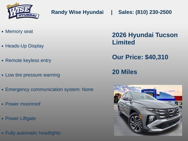 2026 Hyundai TUCSON Limited AWD