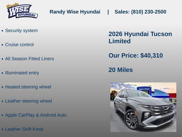 2026 Hyundai TUCSON Limited AWD