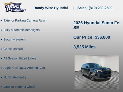 2026 Hyundai SANTA FE SE AWD