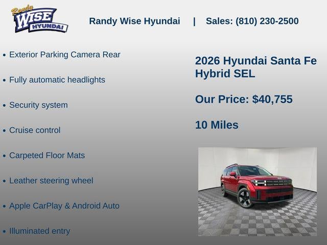 2026 Hyundai SANTA FE HYBRID SEL