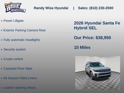 2026 Hyundai SANTA FE HYBRID SEL