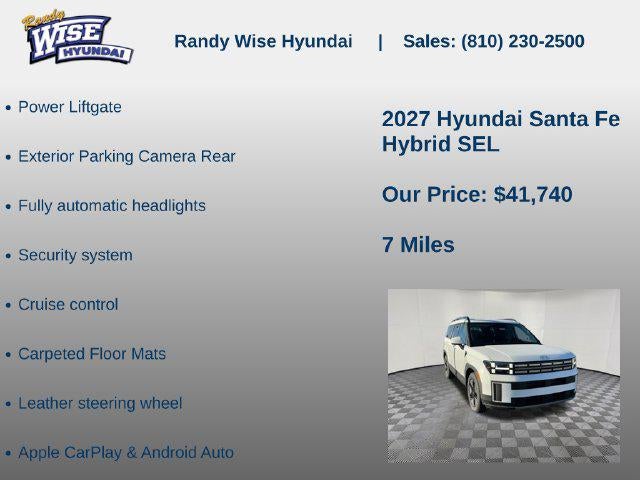 2027 Hyundai SANTA FE HYBRID SEL