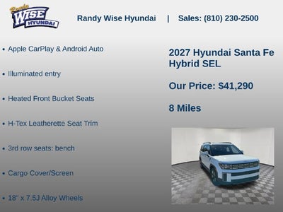 2027 Hyundai SANTA FE HYBRID SEL