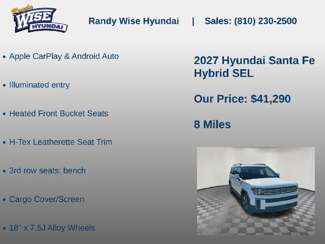 2027 Hyundai SANTA FE HYBRID SEL