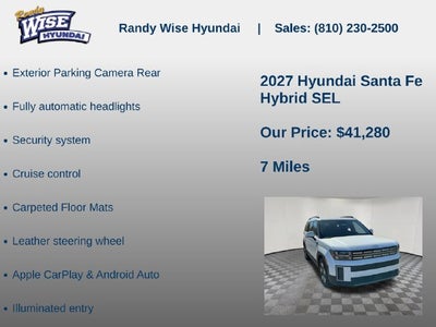 2027 Hyundai SANTA FE HYBRID SEL