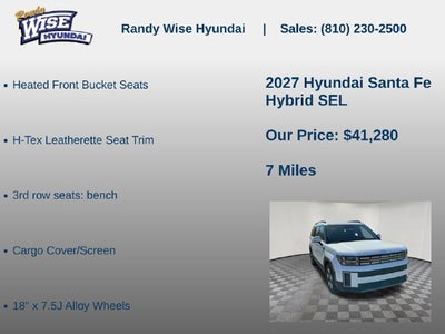 2027 Hyundai SANTA FE HYBRID SEL