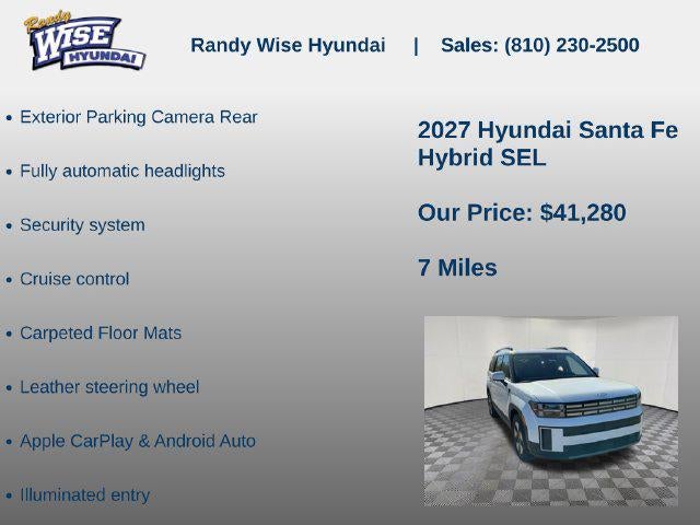 2027 Hyundai SANTA FE HYBRID SEL