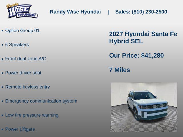 2027 Hyundai SANTA FE HYBRID SEL