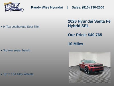 2026 Hyundai SANTA FE HYBRID SEL