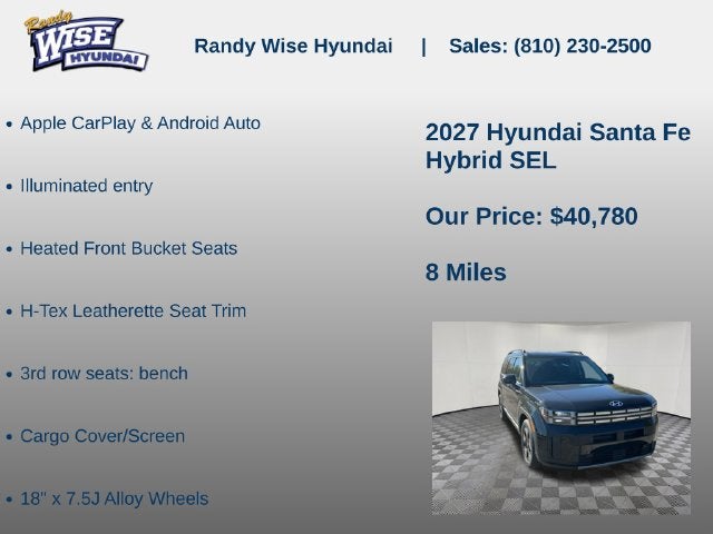 2027 Hyundai SANTA FE HYBRID SEL
