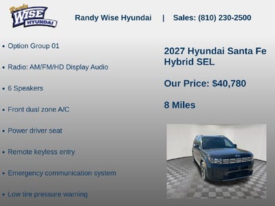 2027 Hyundai SANTA FE HYBRID SEL