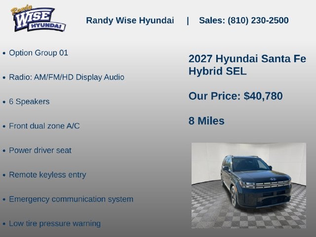 2027 Hyundai SANTA FE HYBRID SEL