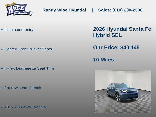 2026 Hyundai SANTA FE HYBRID SEL