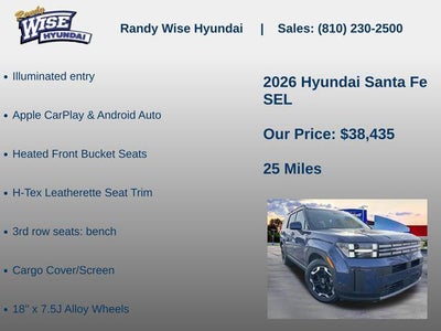 2026 Hyundai SANTA FE SEL AWD