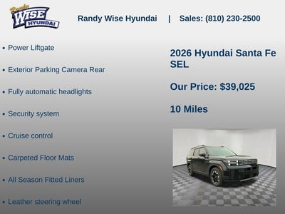 2026 Hyundai SANTA FE SEL AWD