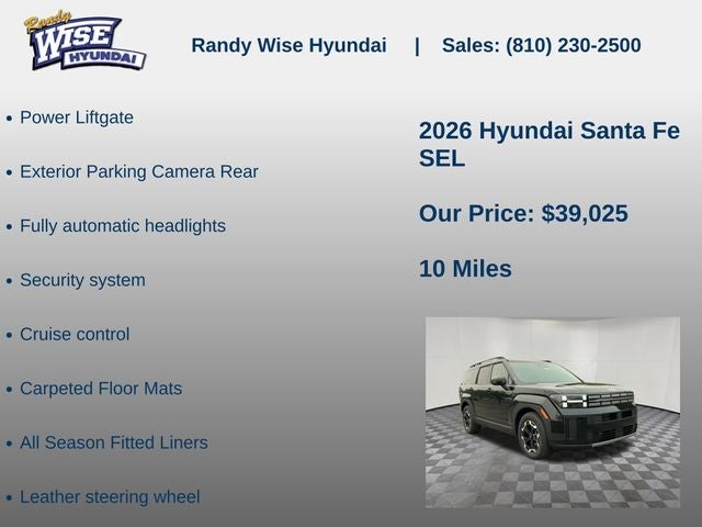2026 Hyundai SANTA FE SEL AWD