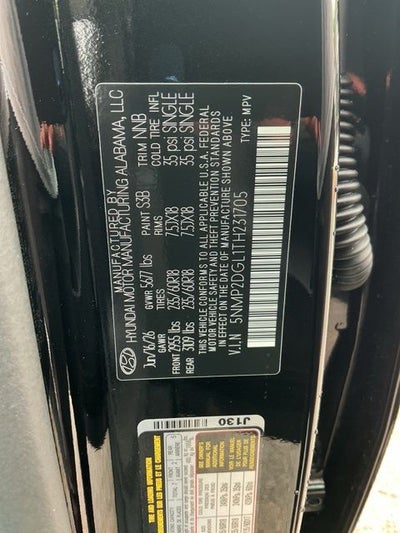 2026 Hyundai SANTA FE SEL AWD