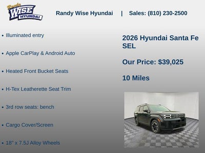 2026 Hyundai SANTA FE SEL AWD