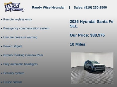 2026 Hyundai SANTA FE SEL AWD
