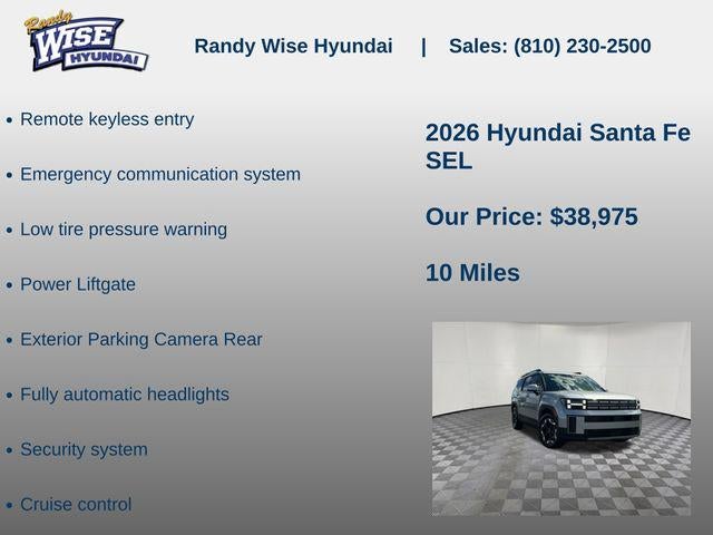 2026 Hyundai SANTA FE SEL AWD