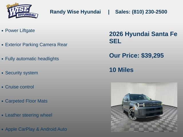 2026 Hyundai SANTA FE SEL AWD