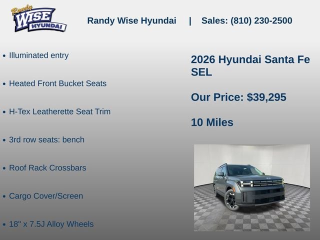 2026 Hyundai SANTA FE SEL AWD