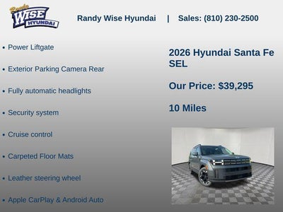 2026 Hyundai SANTA FE SEL AWD