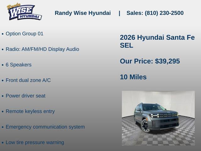 2026 Hyundai SANTA FE SEL AWD
