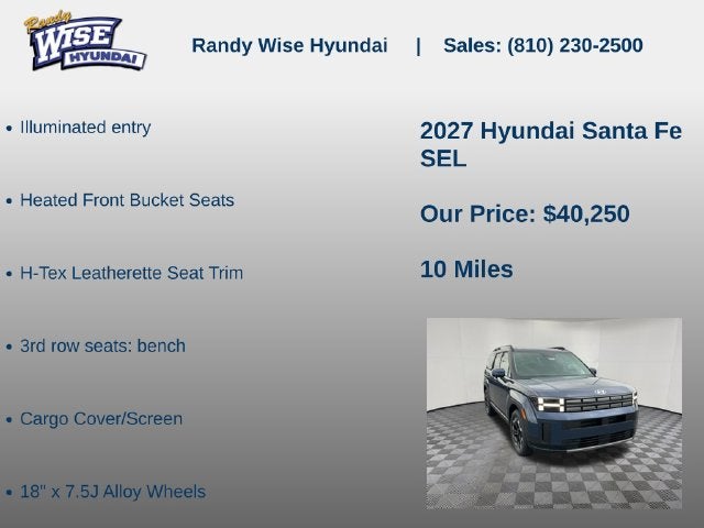 2027 Hyundai SANTA FE SEL AWD
