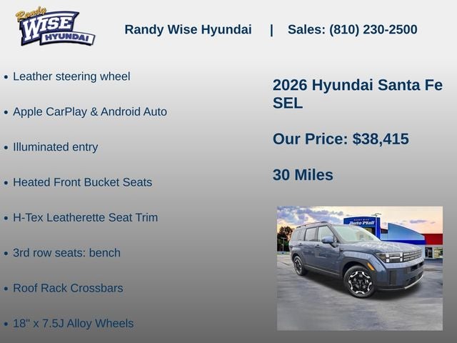 2026 Hyundai SANTA FE SEL AWD