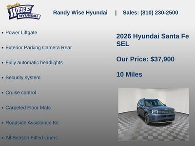 2026 Hyundai SANTA FE SEL AWD